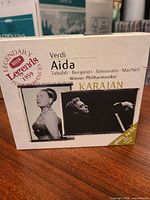 Front of slipcase showing title and performers