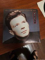 Front of picture sleeve showing Rick Astley portrait