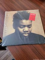 Front of LP jacket in shrink wrap