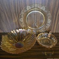 Group shot of all three glass pieces