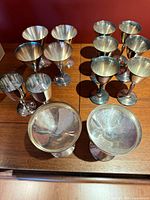 Group view showing goblets and compotes