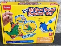 Front of Joycat DIY 3D Foam Texture Painting Kit box