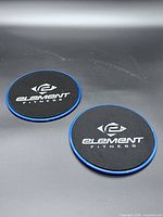 Top view showing both discs with Element Fitness logo