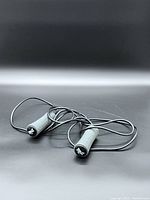 Coiled Everlast jump rope showing both weighted handles and cord