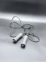 Full view of Everlast jump rope showing both handles and entire rope