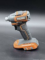 Left side profile of Ridgid impact driver showing overall condition