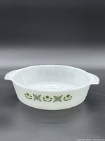 Full side view showing Meadow Green pattern and handles