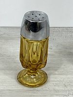 Full view of amber glass shaker front