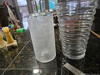 Both vases side by side for scale and design details