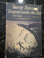 Front of dust-jacketed book showing title, author, illustrator and wear