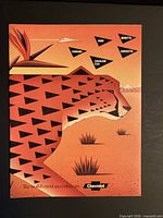 Front cover featuring cheetah illustration and model names