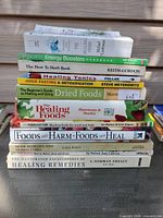 Full stack of 13 health and remedy books