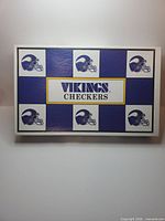 Front of Vikings Checkers box