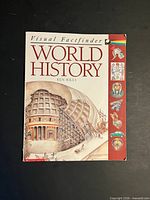 Front cover of the Visual Factfinder World History book