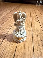 Front view of Lenox Angel of Hope hinged trinket box