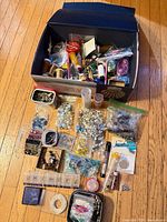 Entire lot overview in and in front of box