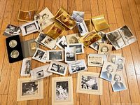 Full spread of all photographs and holder