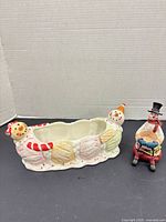 Bowl and candle holder together