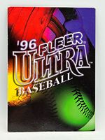 Front cover of 1996 Fleer Ultra Baseball promo booklet