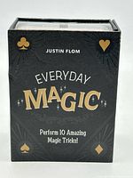 Front of box showing title Everyday Magic by Justin Flom