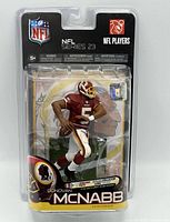 Front view of sealed Donovan McNabb NFL Series 23 action figure package