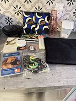 overview of all items on countertop