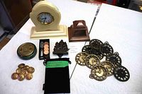 Overview of all items laid out on table