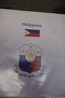 Album cover showing Philippines flag and coat of arms