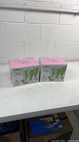Two sealed Libbey Fountain Shoppe Classic Soda glass boxes on table