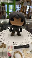 Front view of Jacob Frye Funko POP! showing face, attire, accessory