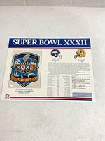 Front view of patch mounted on information card