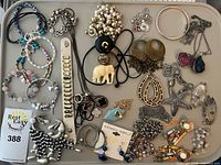 Full tray showing all jewellery pieces