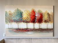 Full view of oil painting on wall