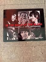 Front cover of hardcover memoir showing title and musician photos