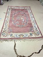 Full view of rug showing design and size