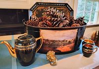 Overall lot view showing all items together