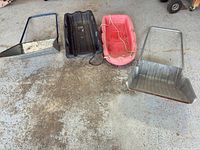 All four items side by side on floor