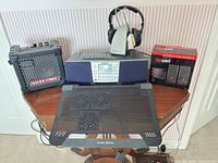 Group shot showing all five items on table