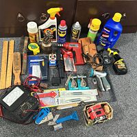 Full lot overview on carpet