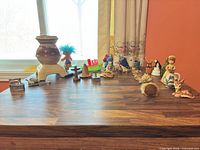 Wide view showing full assortment on tabletop