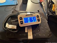 Overall view of Accuteck scale with display powered on