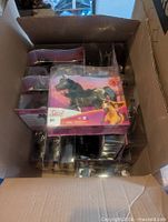 Open carton showing multiple sealed Spirit Untamed figures