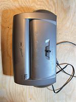 Top view of GBC ShredMaster shredder showing logo, controls and power cord