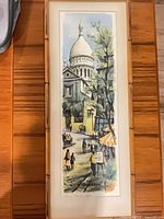 Full framed lithograph front view