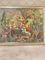 Front view of framed giclée canvas print