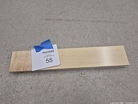 Single maple plank showing color, grain and finish