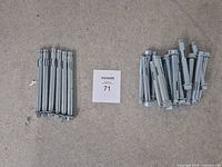 All 27 sleeve anchors separated by size