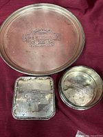 Overview of all four Martineau silver pieces