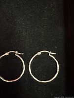 Front view showing both earrings