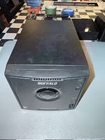 Front and top view of Buffalo LinkStation enclosure